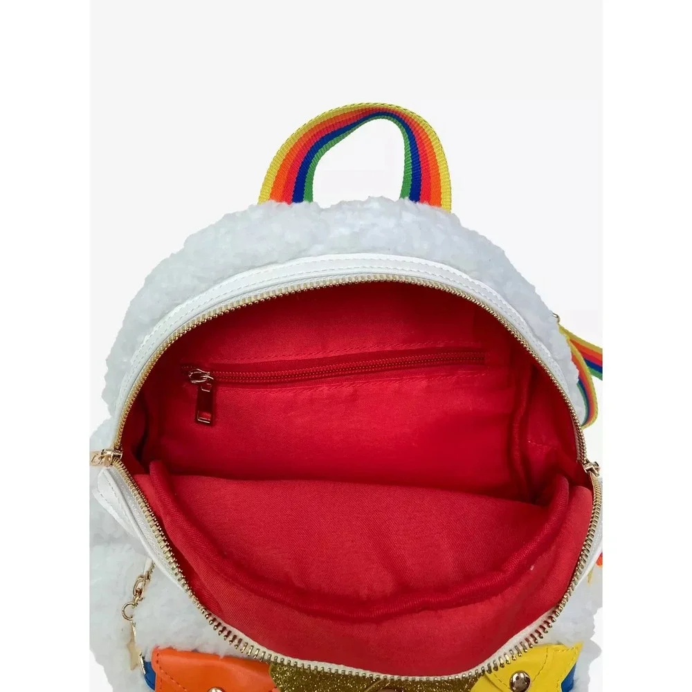 Rainbow Brite Twink Fuzzy Figural‎ Mini Backpack